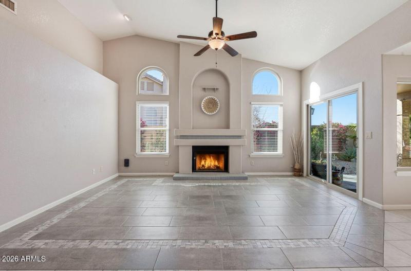 Fireplace in the Great Room