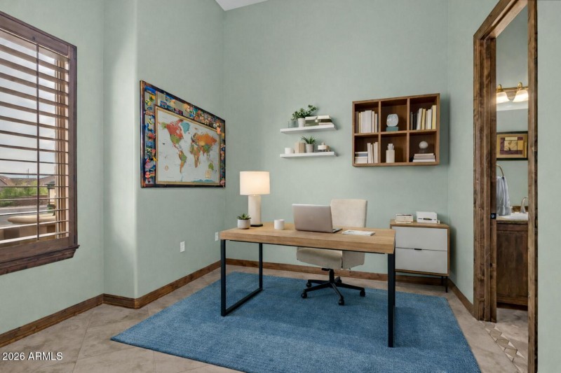 Office/Bedroom 4, , Virtually Staged