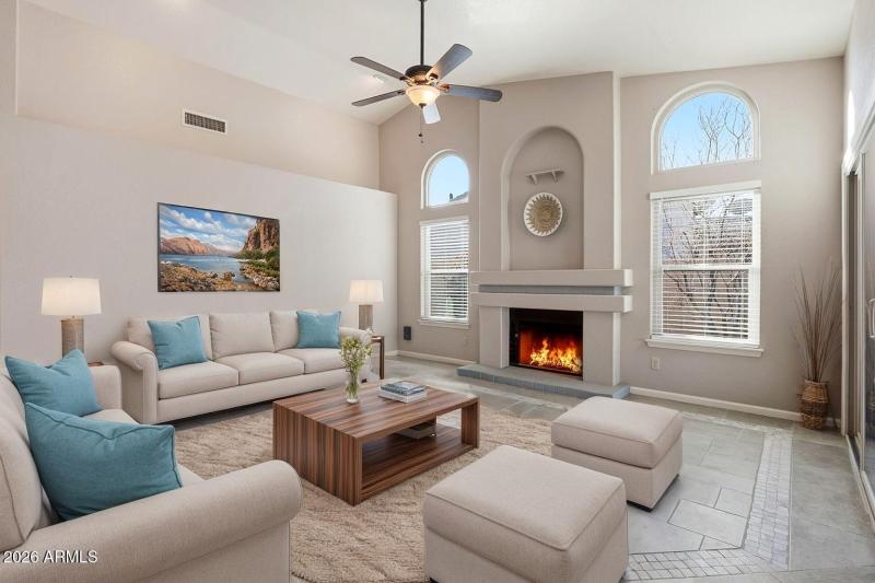 Great Room with a fireplace