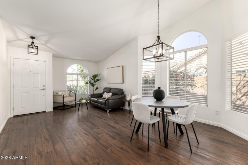 formal living & dining room