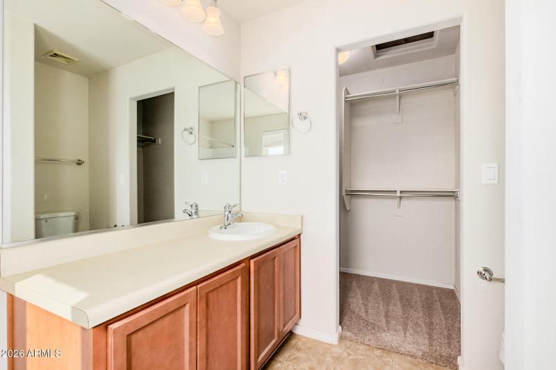 Primary Vanity & Walk-In CLoset