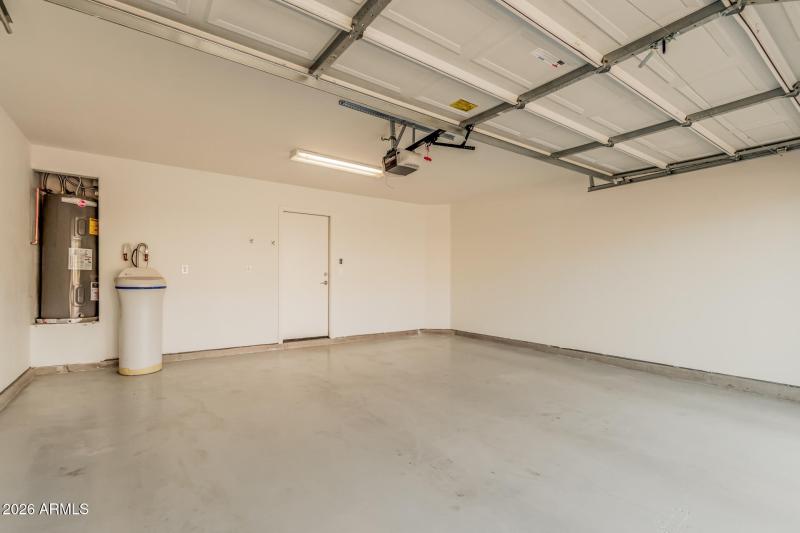 Clean Garage With New Water Heater