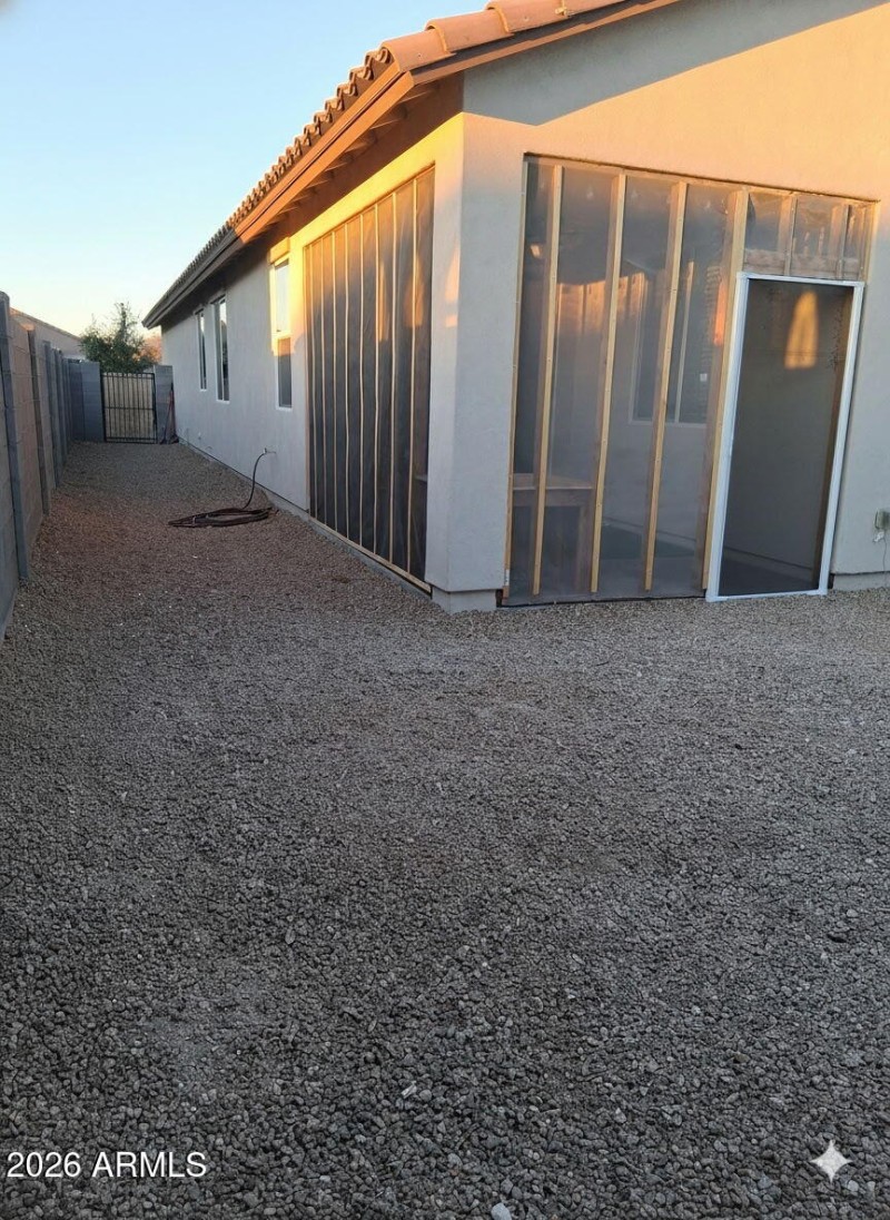 Backyard Screened in Patio