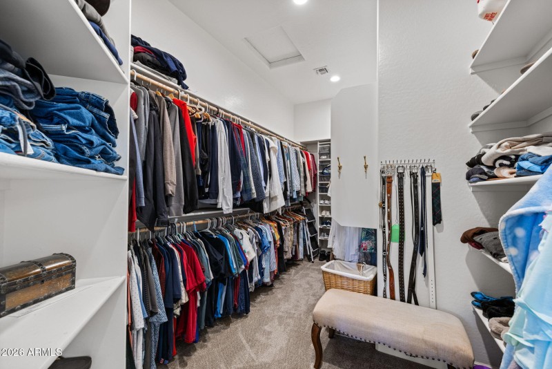 Huge Primary Closet