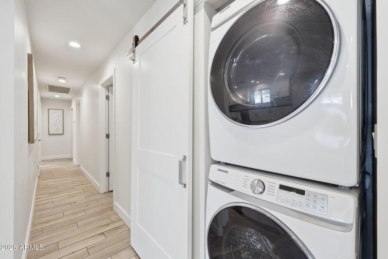 Full-Size Laundry Area