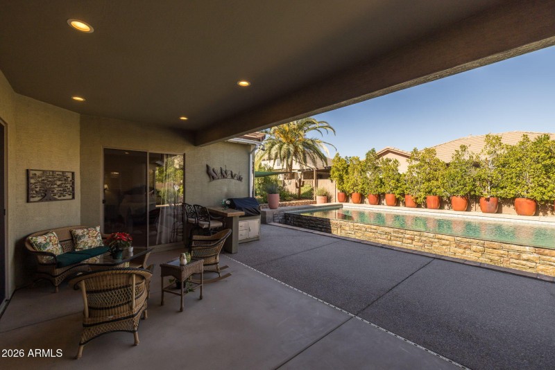 Extended Covered patio