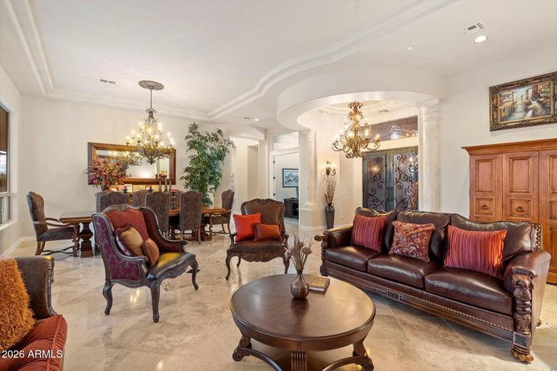 Formal Living & Dining Area