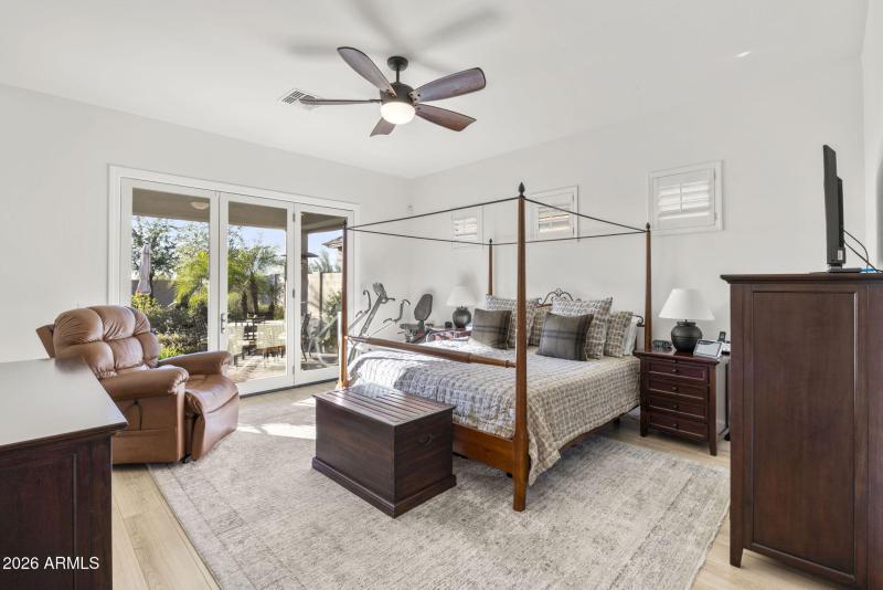Primary Bedroom w/ Updated French Doors