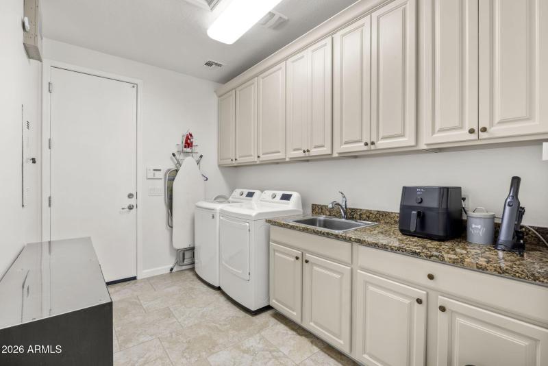 Laundry Room w/ Sink & Storage