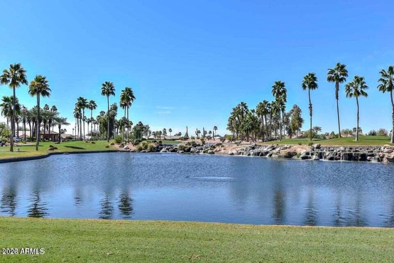 PC Tuscany waterfall entrance from PC Pk