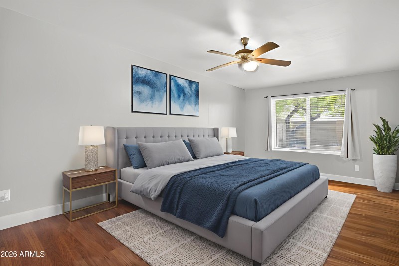 53rd Dr Primary Bedroom Virtually Staged