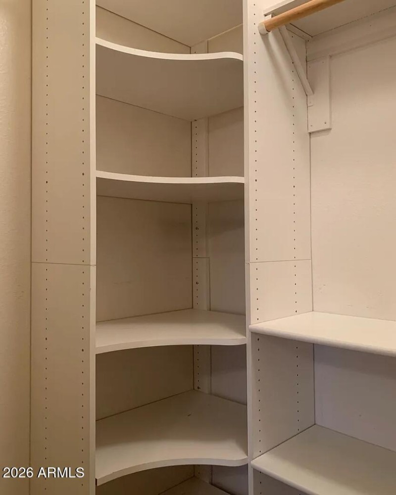 Master Closet shelving