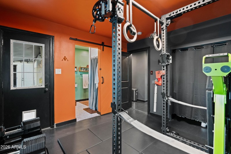 Primary Bedroom (currently a gym)