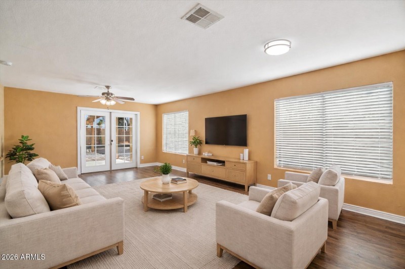 Virtually Staged Great Room