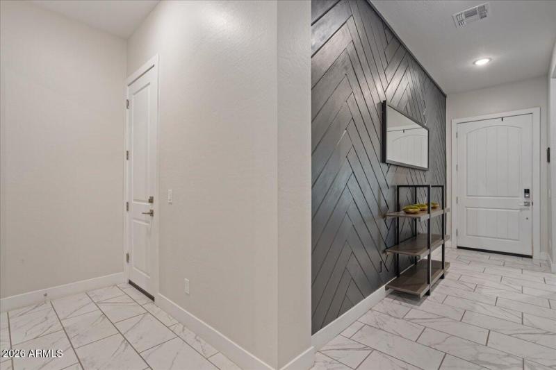 Garage Entry Drop Zone & Front Entry