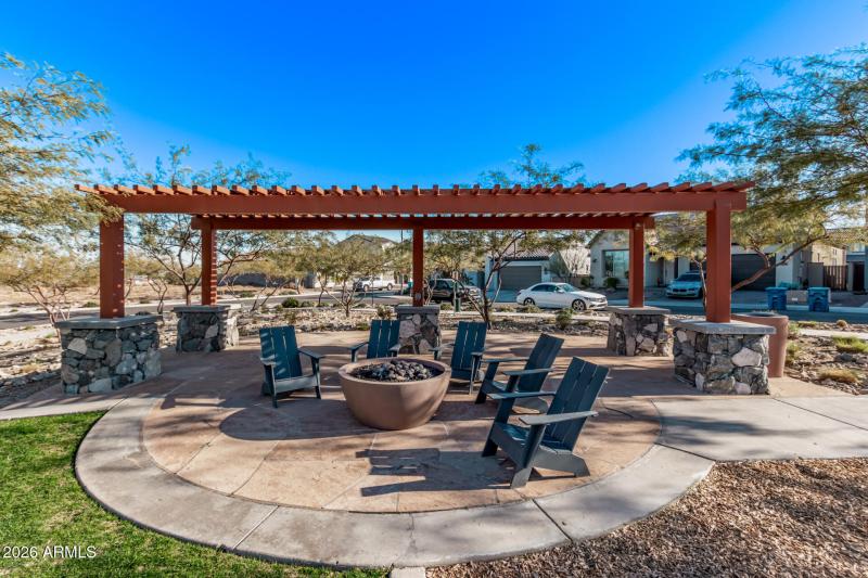 Fire Pit & Seating Area