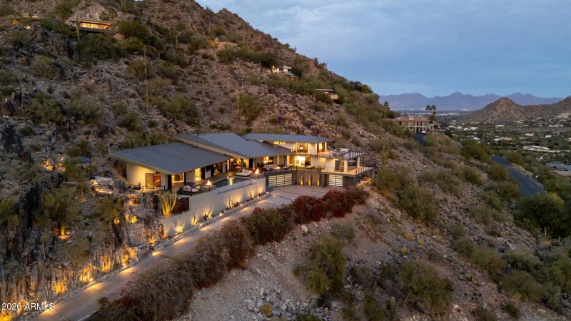 Drive Up at Twilight