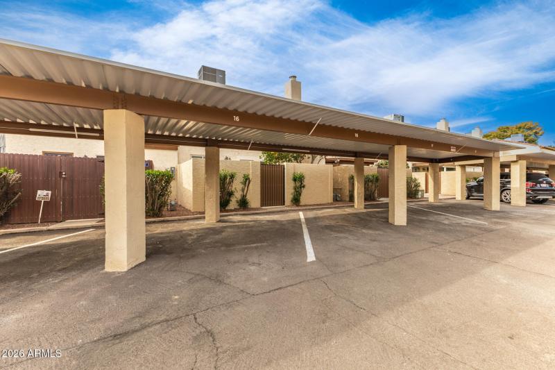 covered assigned parking