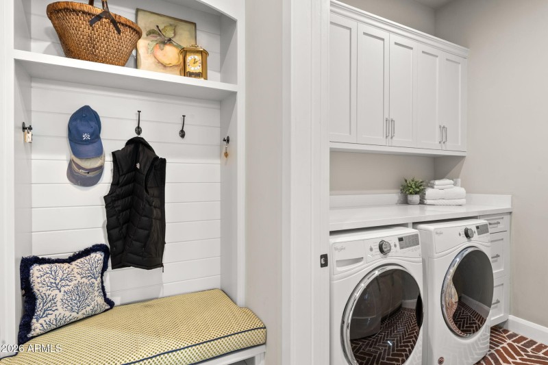 coat nook and laundry