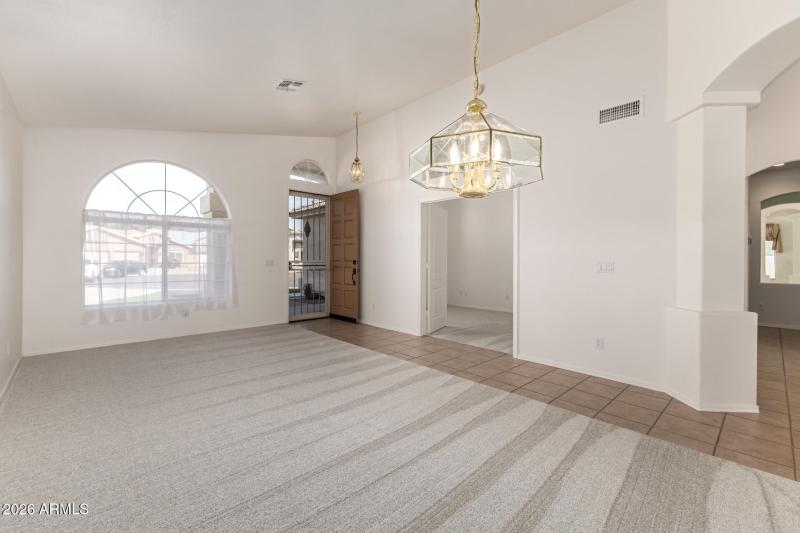 Grand wood front door