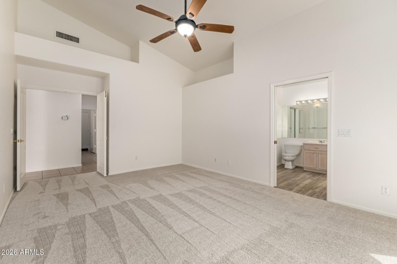 Double doors to Master