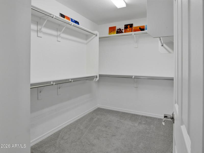primary room walk in closet