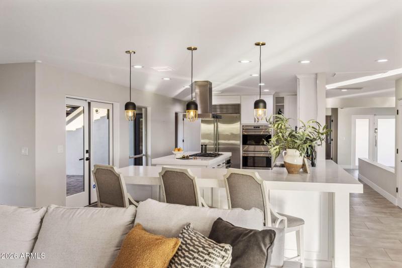 Family Room Looking to Kitchen