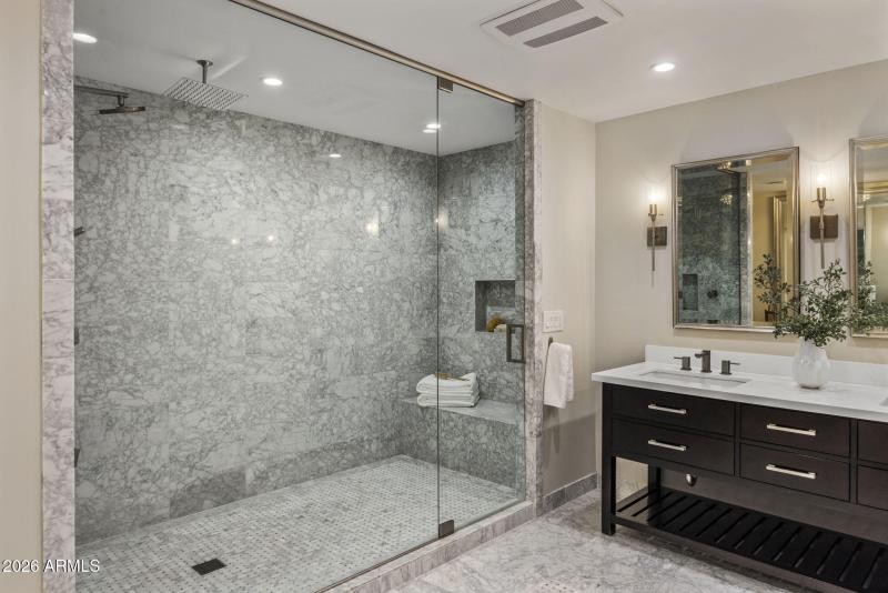 Primary Bath w/ Marble Shower