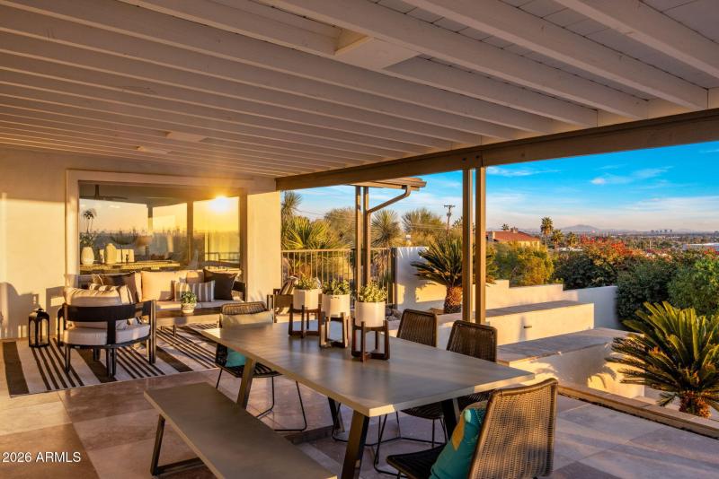 Covered Patio Looking South