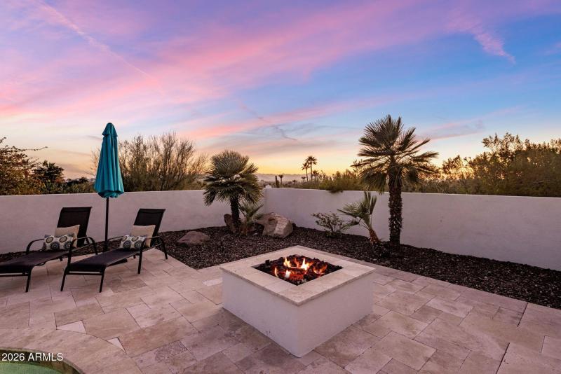 Fire Pit Seating Area