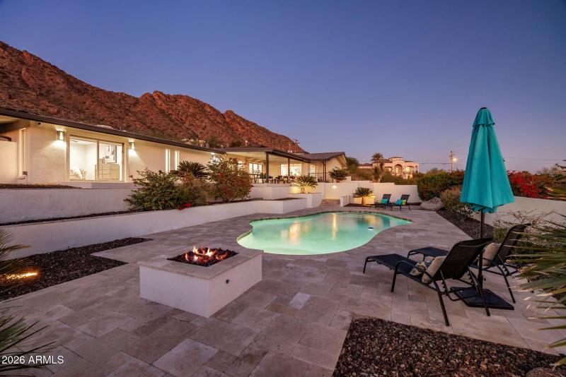 Front of Home Pool Shot