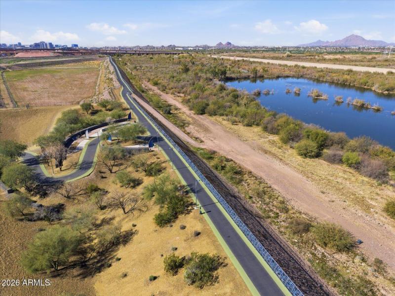 Miles of canal trails nearby