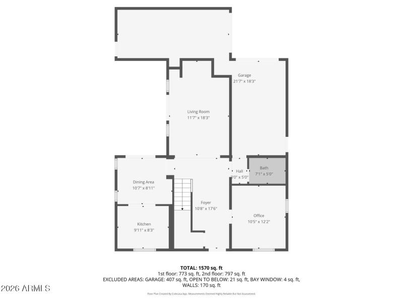 1st Floor with Dimension