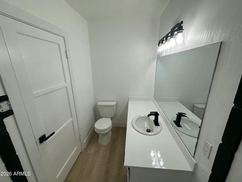 Unit A primary bathroom