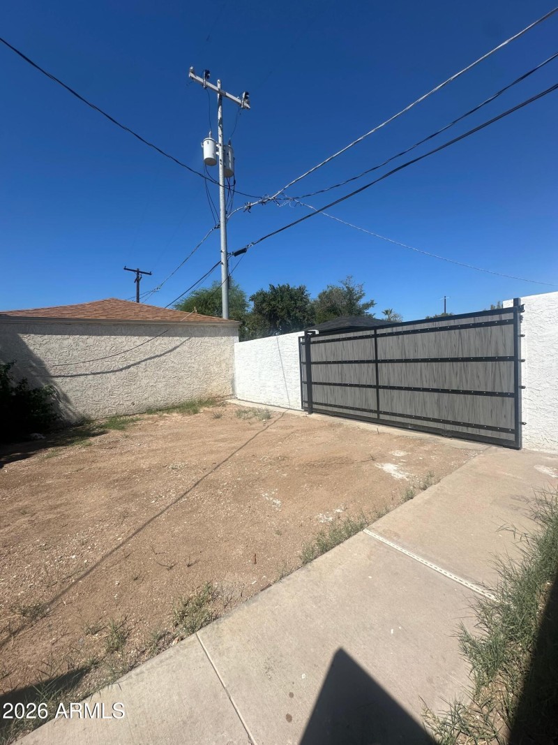 Unit C back entrance