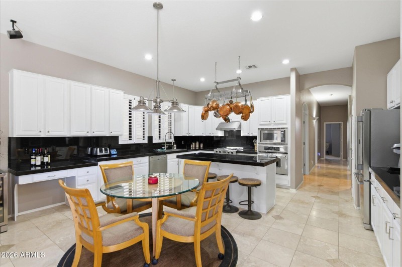 Second wing leads to bedrooms