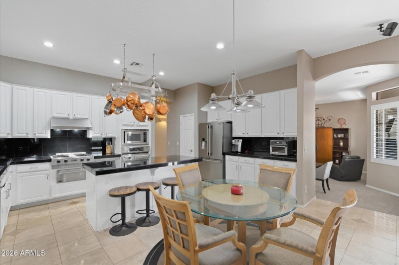 Family room & eat-in kitchen