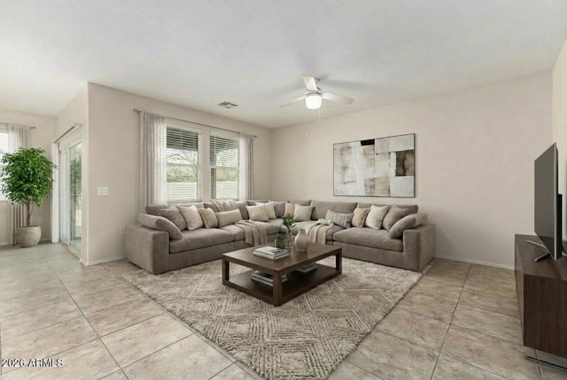 Spacious Family Room
