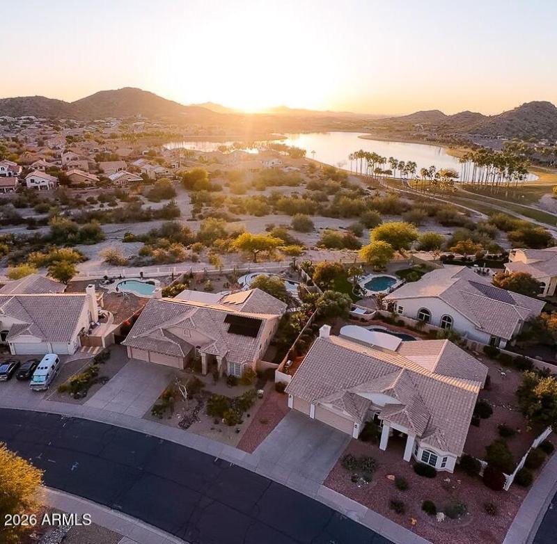Desert & Lake view lot