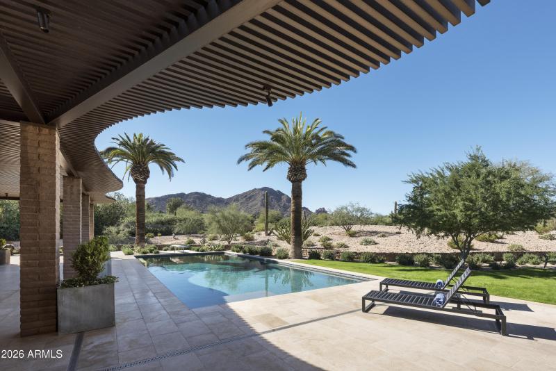 Pool Towards Camelback Mtn
