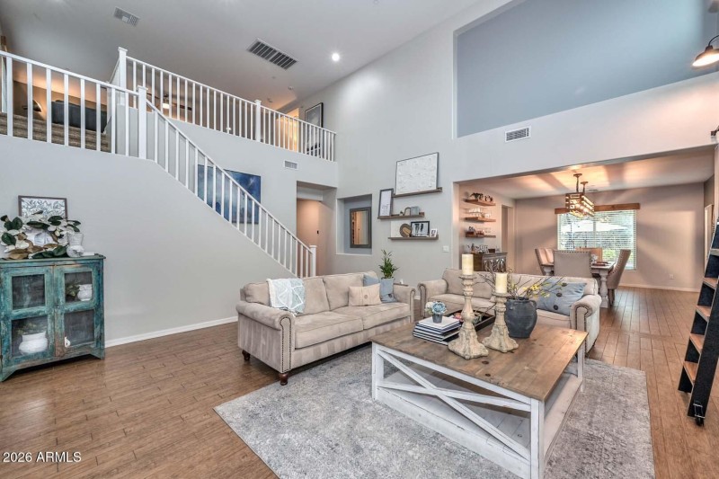 Living Room-Staircase