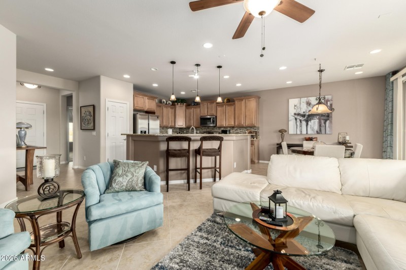 Great Room/ Kitchen & DR