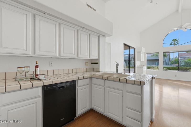 Talk to your guests from kitchen