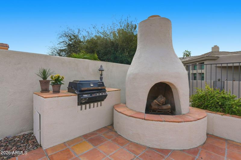 Arizona beehive fireplace