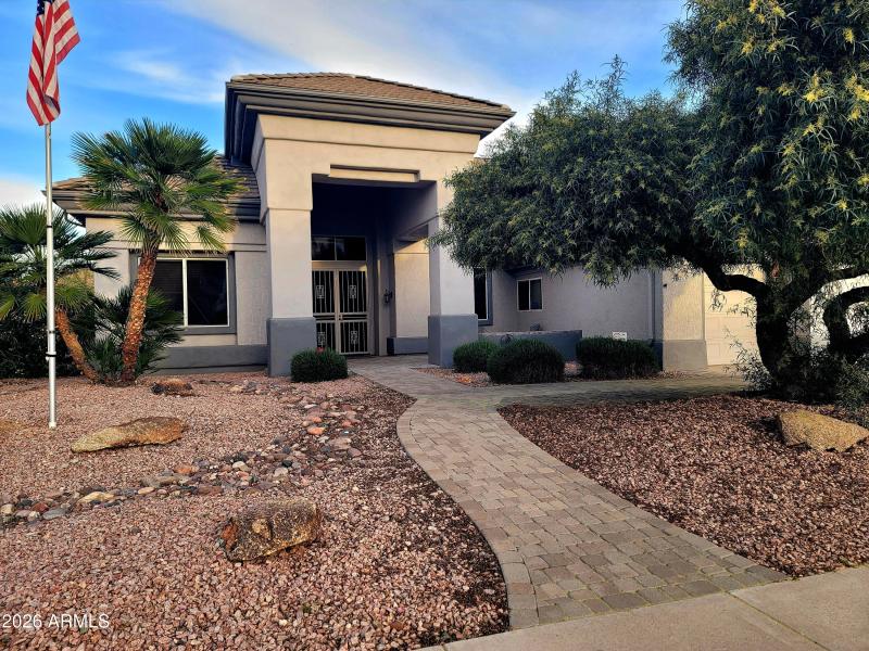 Front entrance from street