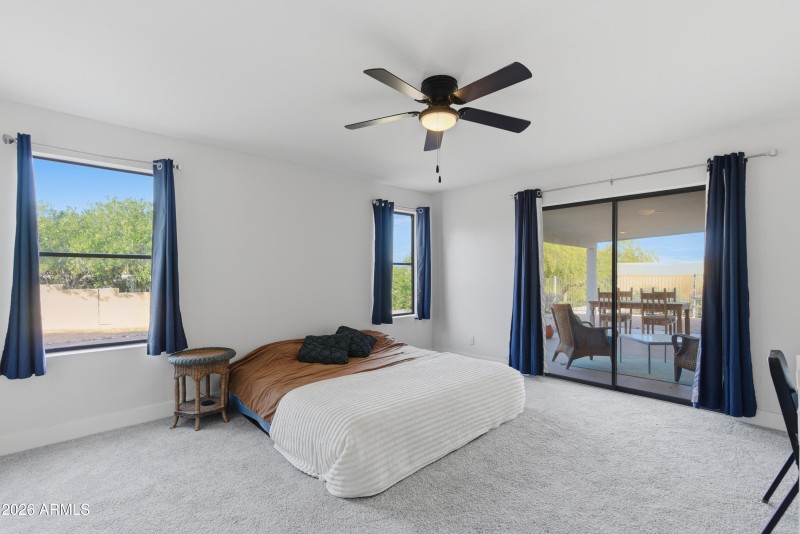 Primary Bedroom opens to Patio