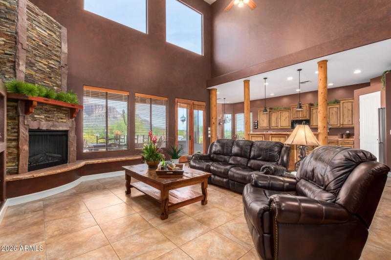 views out the living room