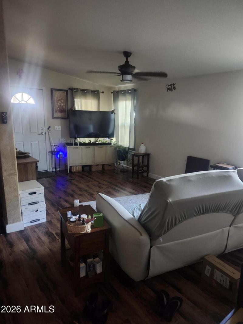 hallway to living area