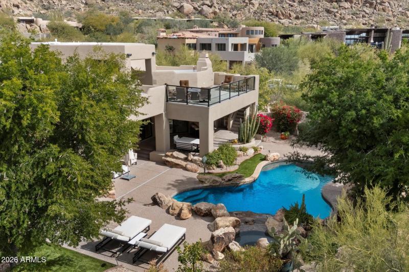 Aerial Backyard View