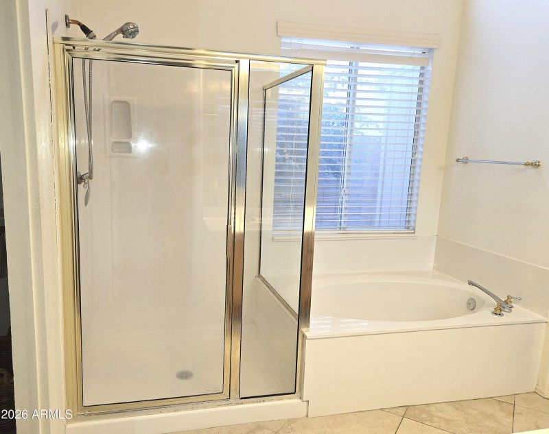 separate shower-tub